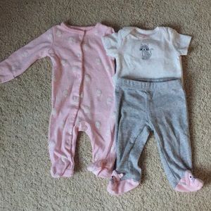 Newborn girls kitten set